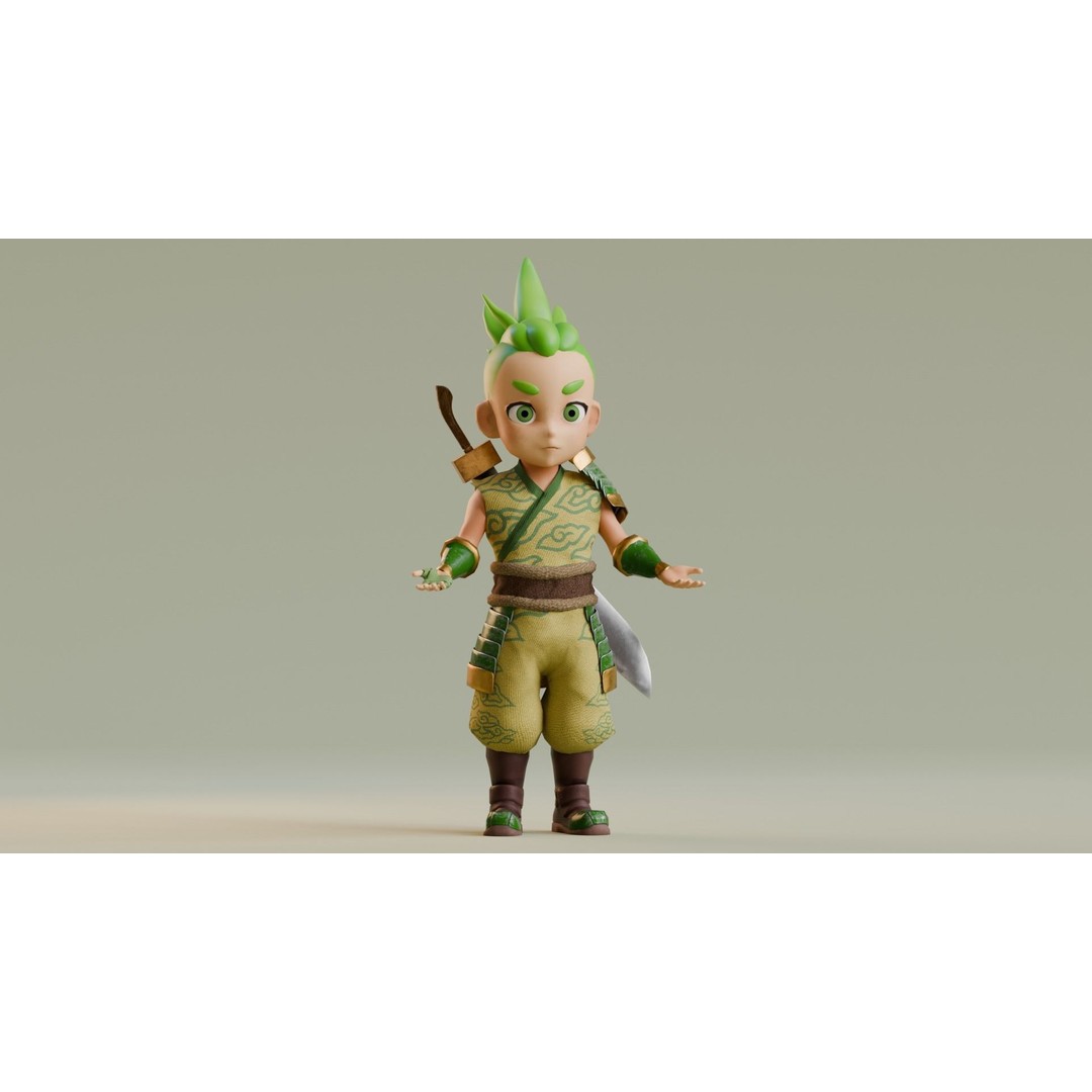 Low Poly 3D Character Model – Stylized Game Ready Bundle Edition, FBX - View 16
