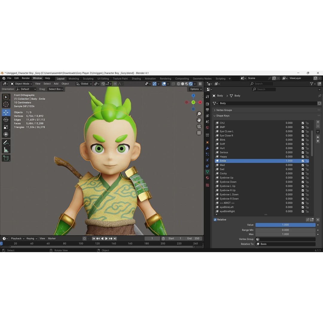 Low Poly 3D Character Model – Stylized Game Ready Bundle Edition, FBX - View 21