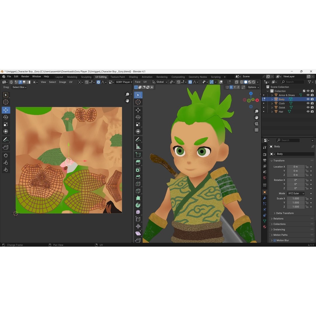 Low Poly 3D Character Model – Stylized Game Ready Bundle Edition, FBX - View 22