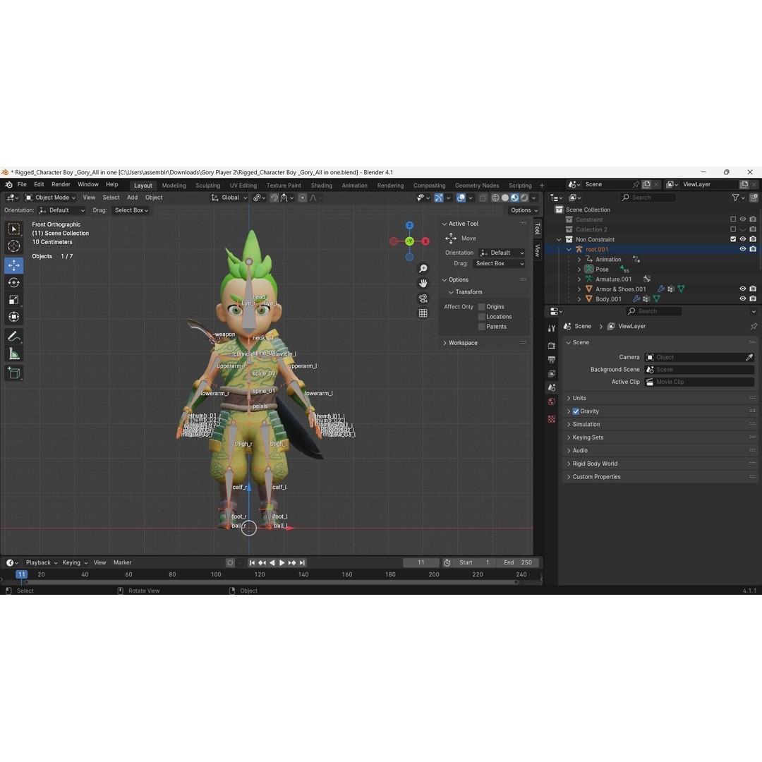 Low Poly 3D Character Model – Stylized Game Ready Bundle Edition, FBX - View 24