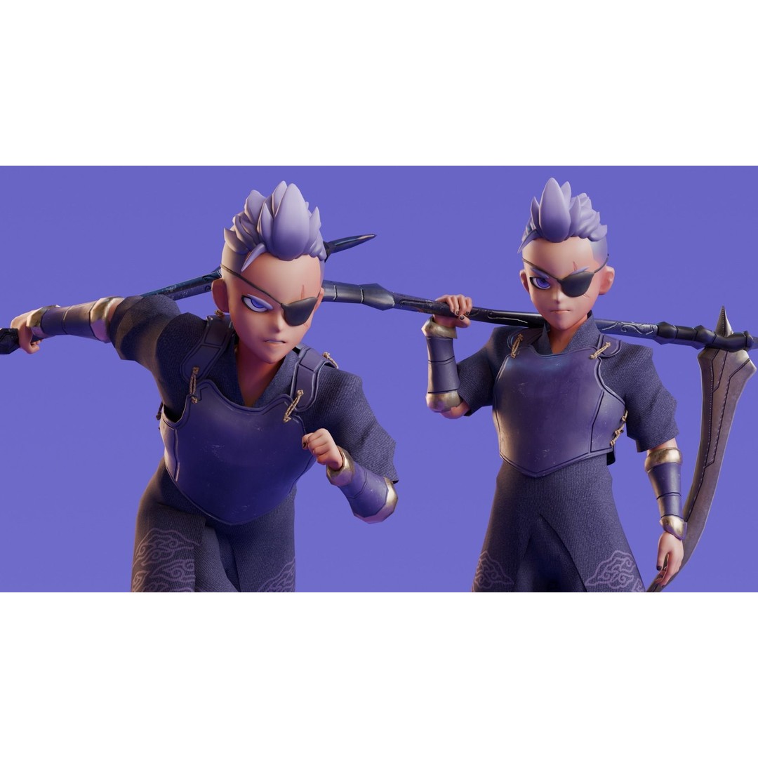 Low Poly 3D Character Model – Stylized Game Ready Bundle Edition, FBX - View 27