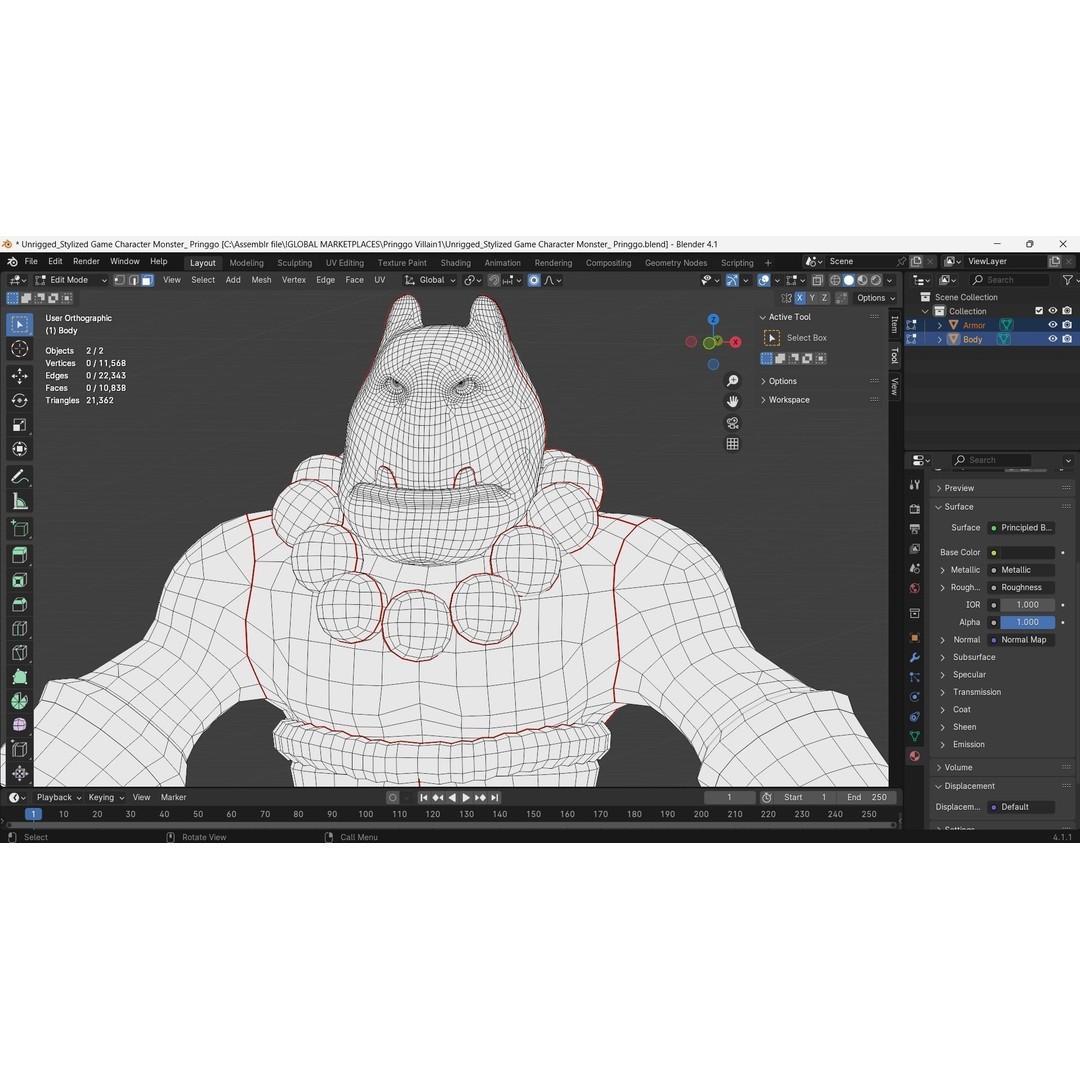Low Poly 3D Character Model – Stylized Game Ready Bundle Edition, FBX - View 42