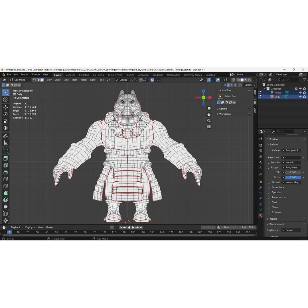 Low Poly 3D Character Model – Stylized Game Ready Bundle Edition, FBX - View 43
