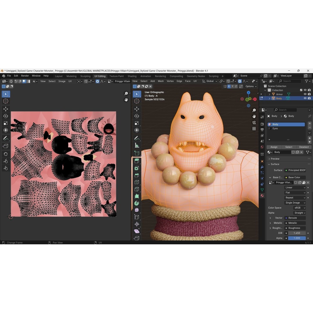 Low Poly 3D Character Model – Stylized Game Ready Bundle Edition, FBX - View 45