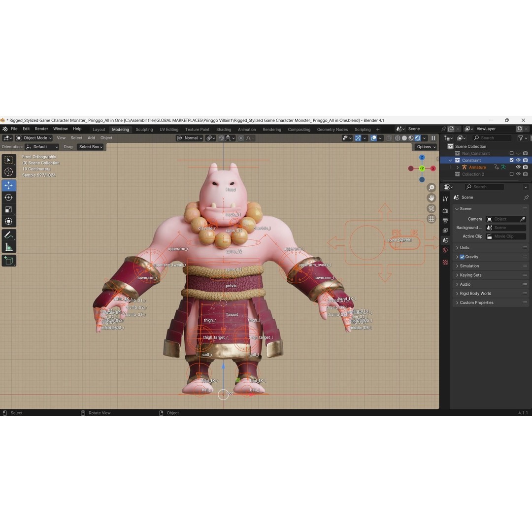Low Poly 3D Character Model – Stylized Game Ready Bundle Edition, FBX - View 46