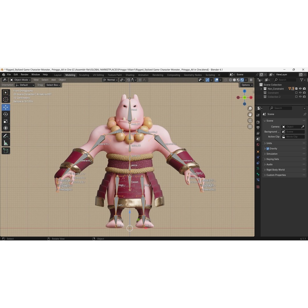 Low Poly 3D Character Model – Stylized Game Ready Bundle Edition, FBX - View 47
