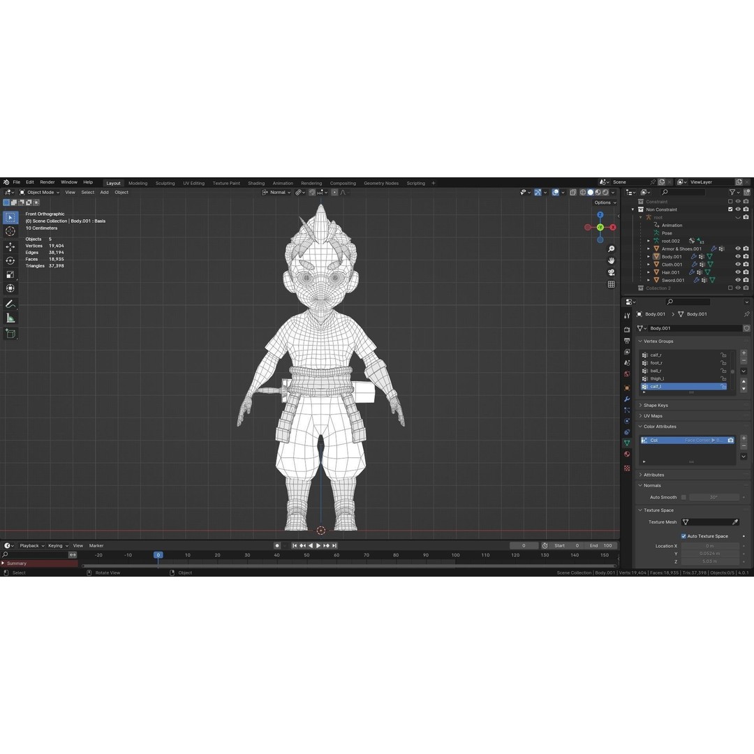 Low Poly 3D Character Model – Stylized Game Ready Bundle Edition, FBX - View 8