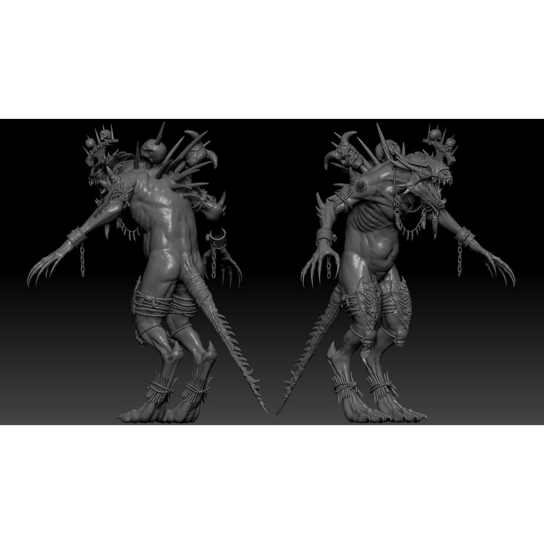 Serpens Dragon 3D Model – Rigged Low-Poly Game Asset, FBX, PBR - View 22