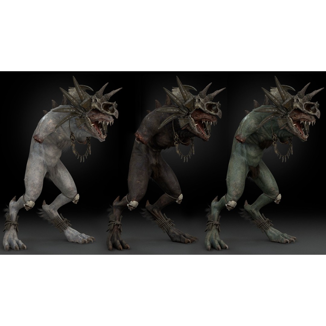 Serpens Dragon 3D Model – Rigged Low-Poly Game Asset, FBX, PBR - View 7