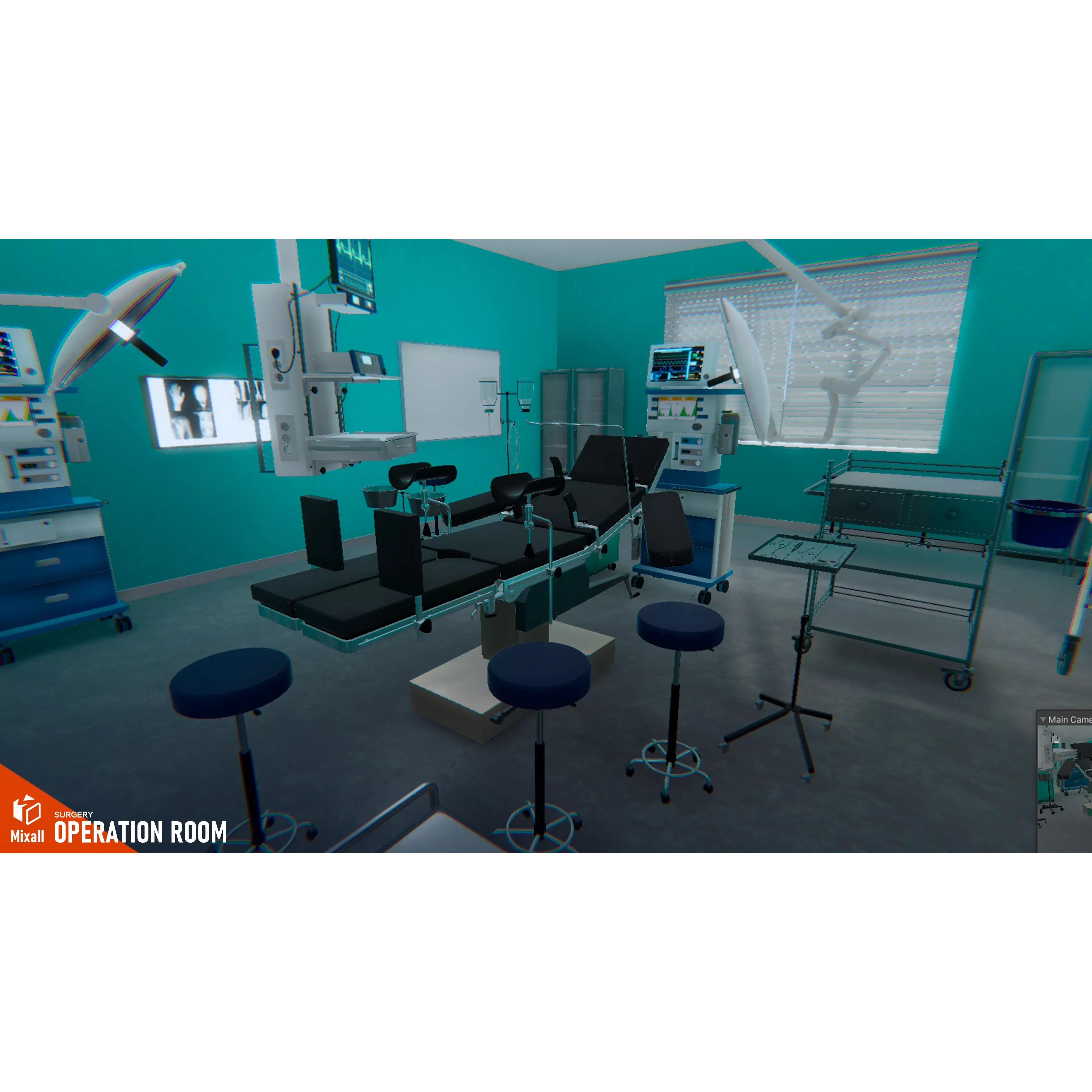 Operation Room - Game-Ready 3D Model - View 2