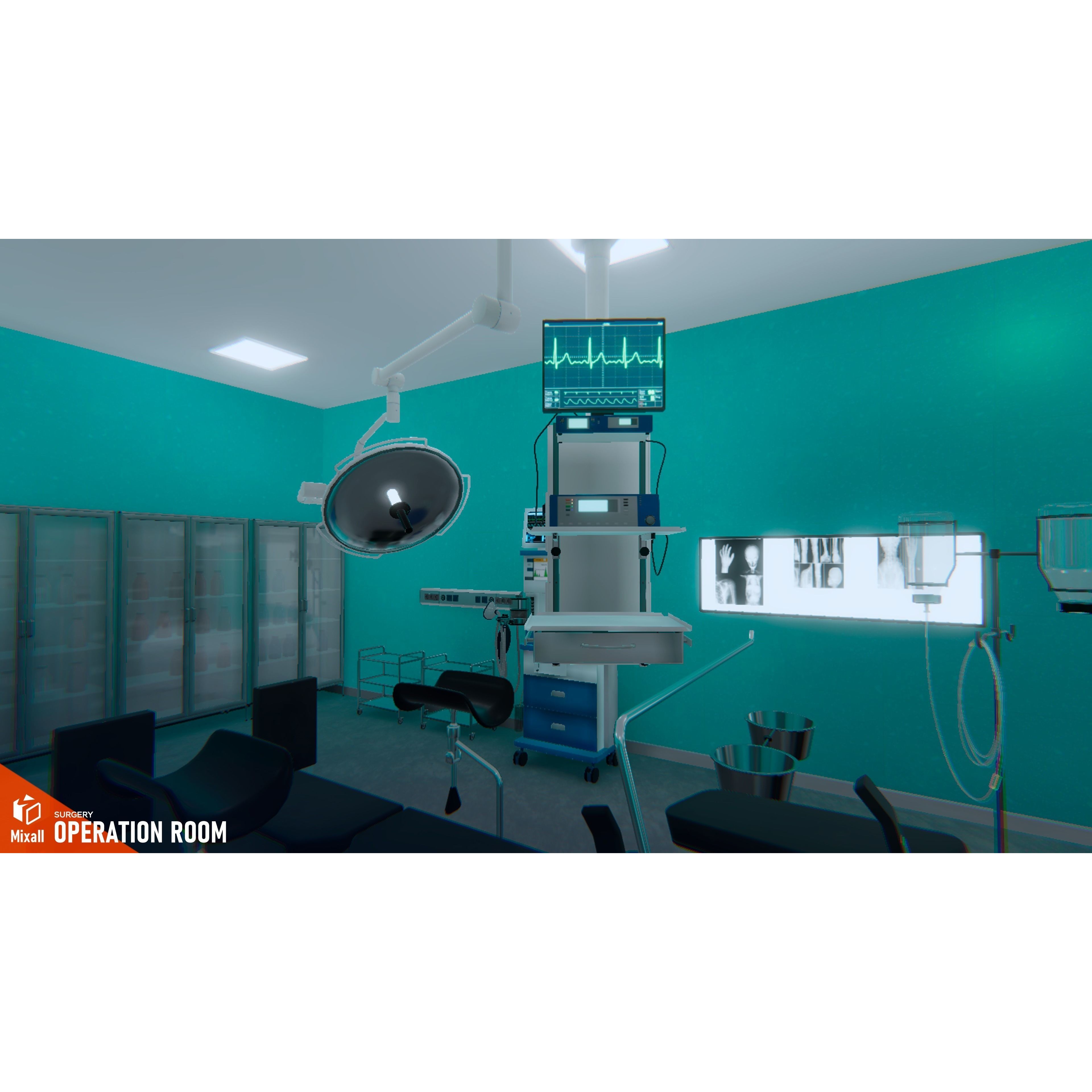 Operation Room - Game-Ready 3D Model - View 3