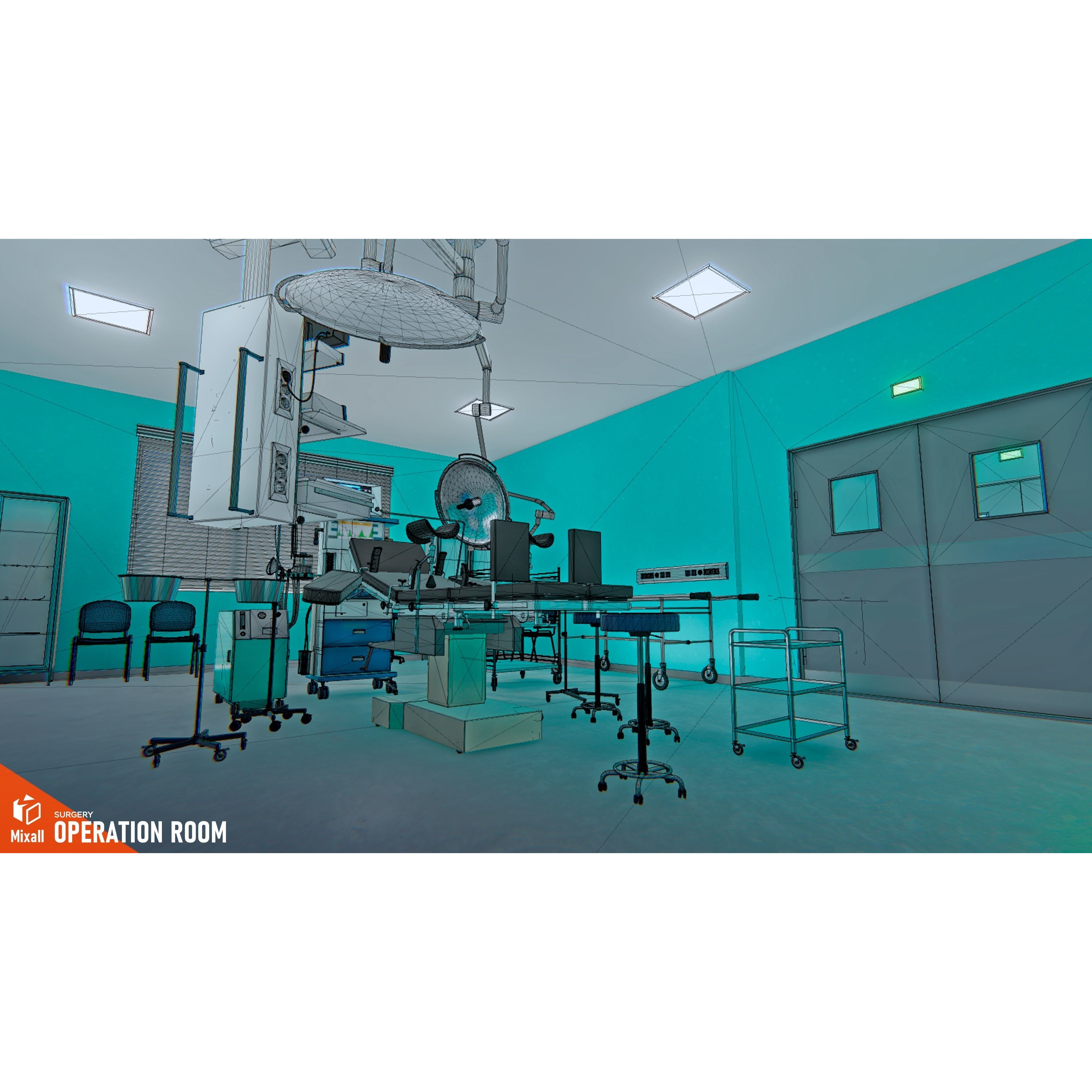 Operation Room - Game-Ready 3D Model - View 5