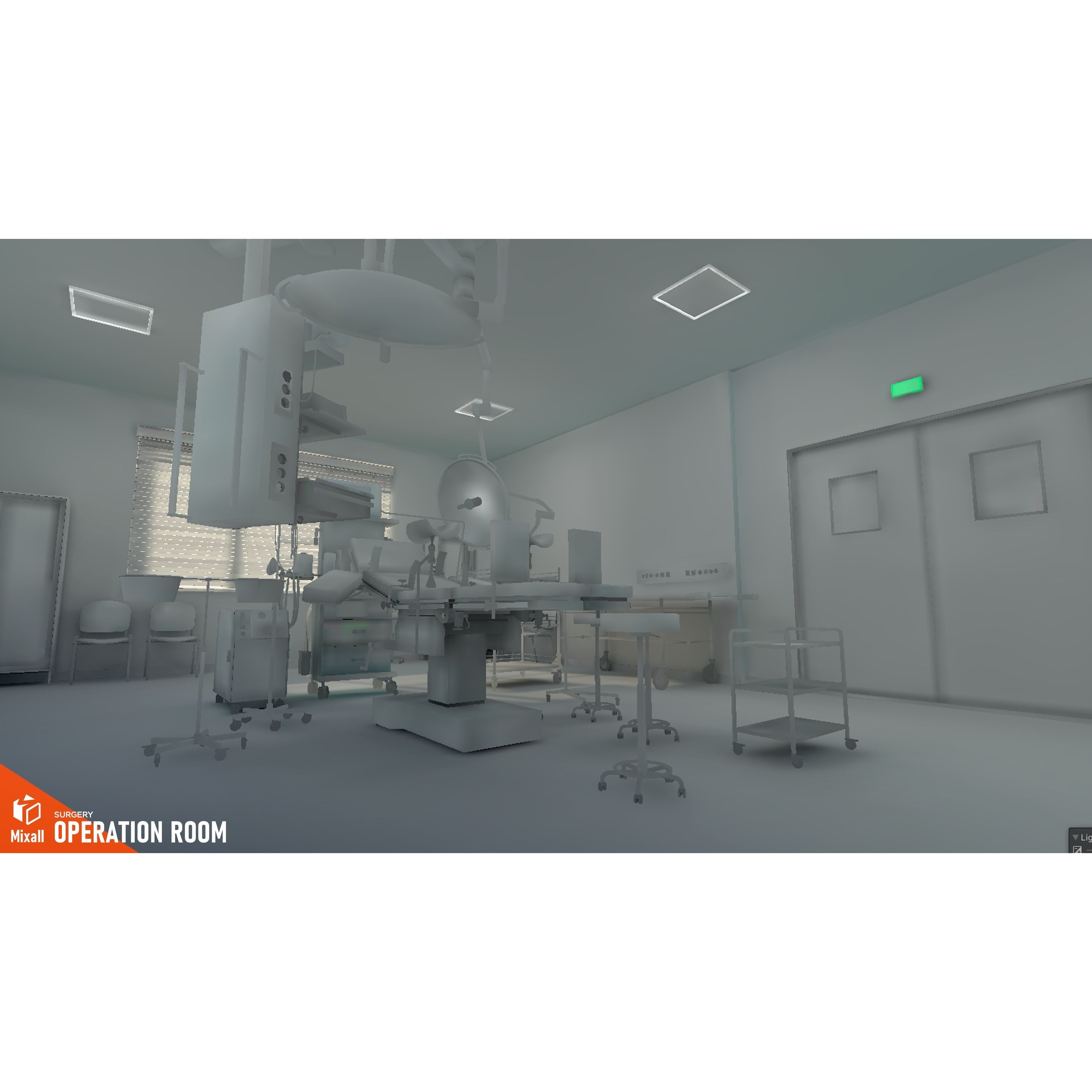 Operation Room - Game-Ready 3D Model - View 6
