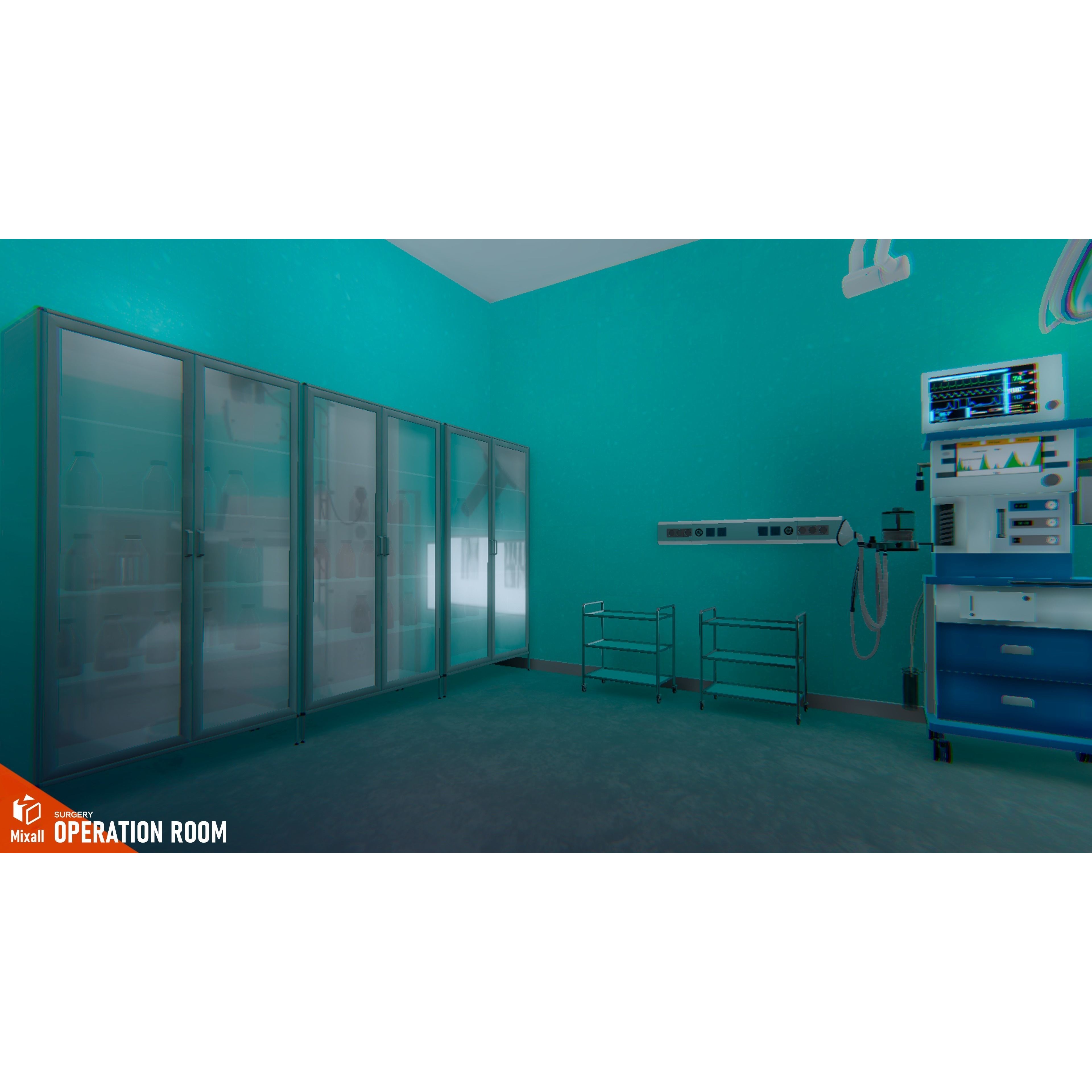 Operation Room - Game-Ready 3D Model - View 8