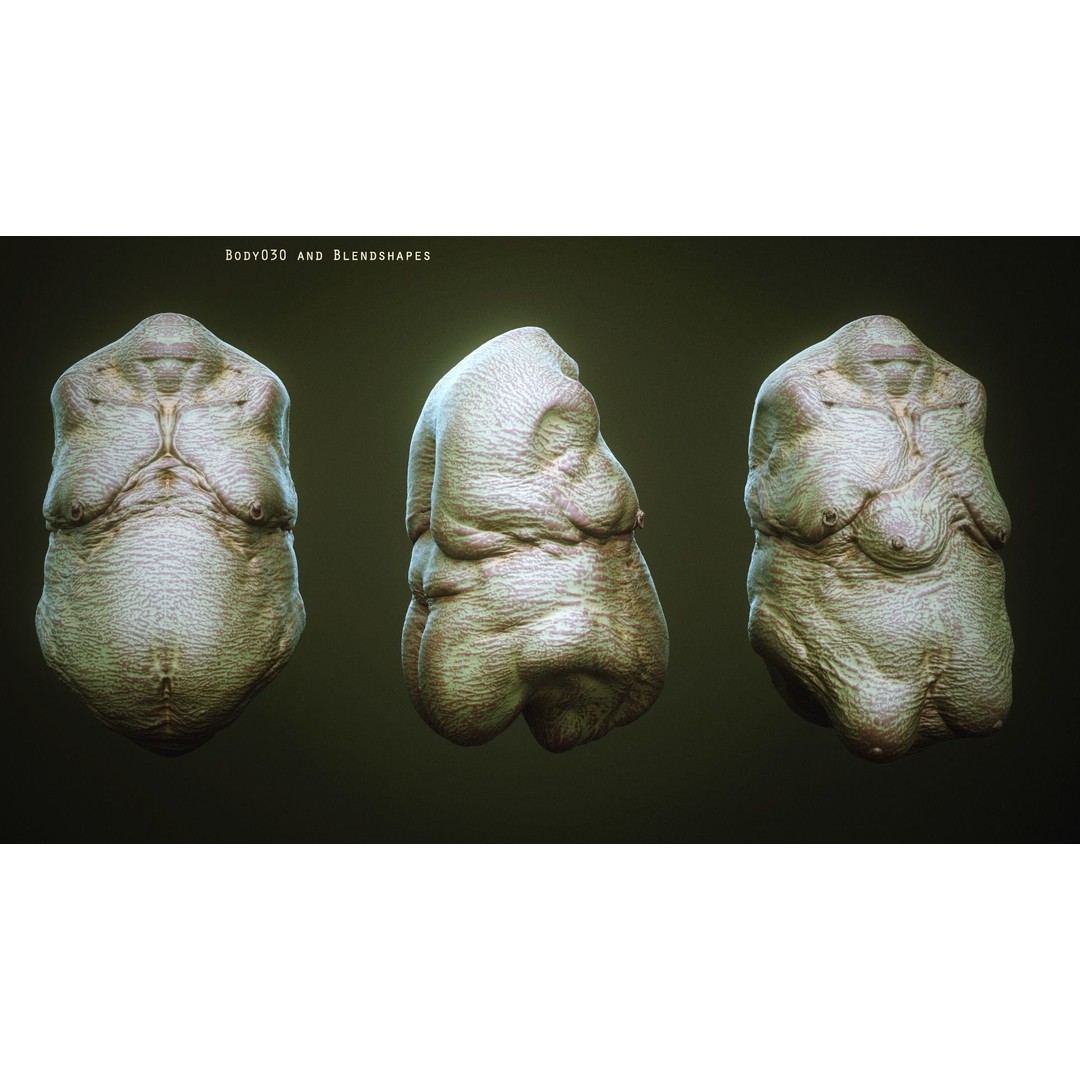 Demon Torsos 3D Model – High Poly Creature Assets, OBJ & Zbrush - View 41