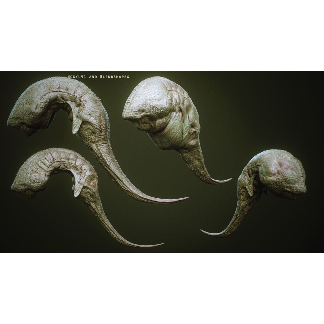 Demon Torsos 3D Model – High Poly Creature Assets, OBJ & Zbrush - View 50