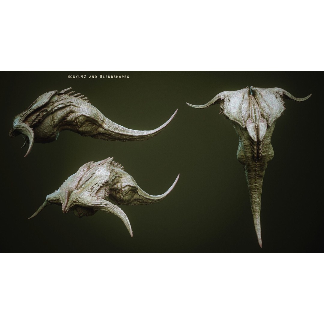 Demon Torsos 3D Model – High Poly Creature Assets, OBJ & Zbrush - View 51