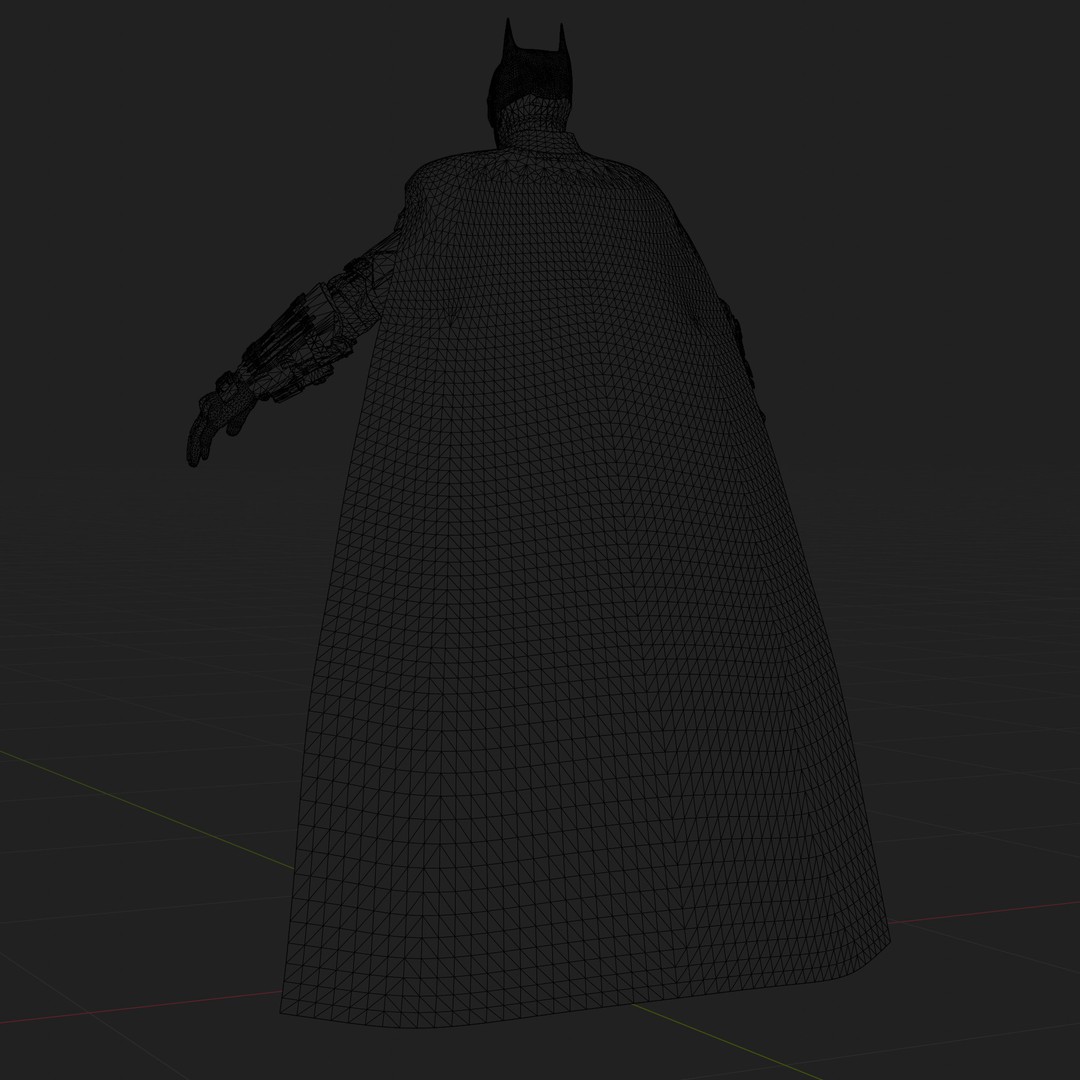Batman 3D Model – Rigged Low Poly Character, FBX, OBJ, Blender - View 11