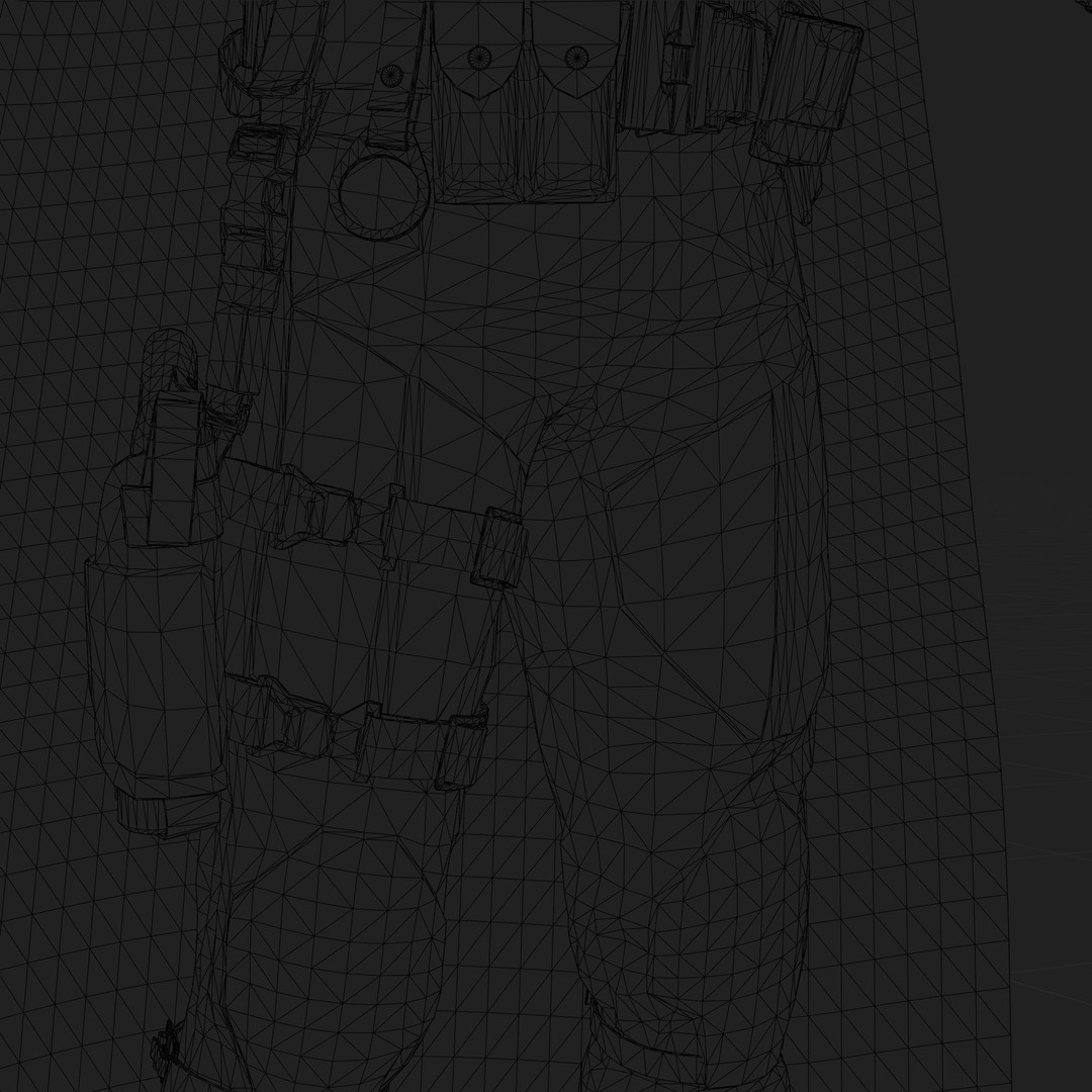 Batman 3D Model – Rigged Low Poly Character, FBX, OBJ, Blender - View 14