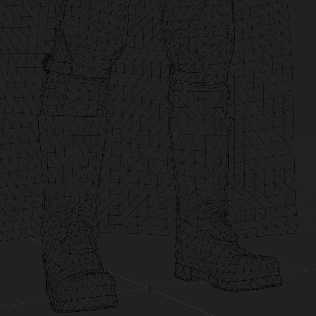 Batman 3D Model – Rigged Low Poly Character, FBX, OBJ, Blender - View 15
