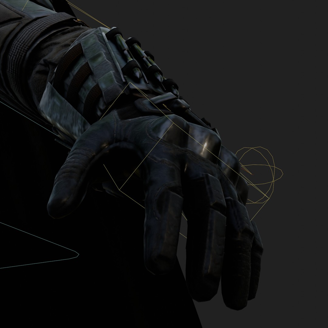 Batman 3D Model – Rigged Low Poly Character, FBX, OBJ, Blender - View 8