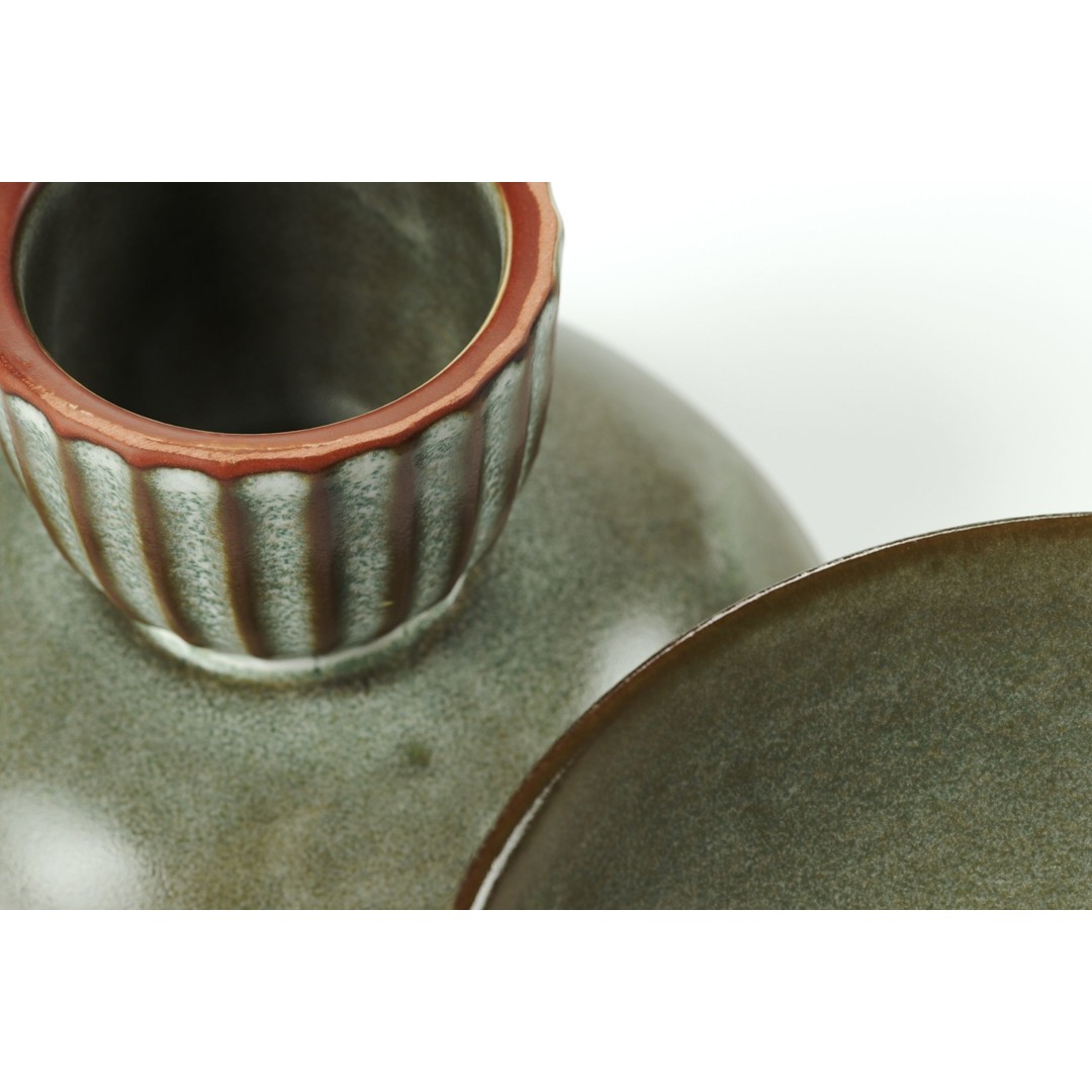 Madam Stoltz Etagere 3D Model – Green Ceramic Kitchen Decor, FBX - View 6