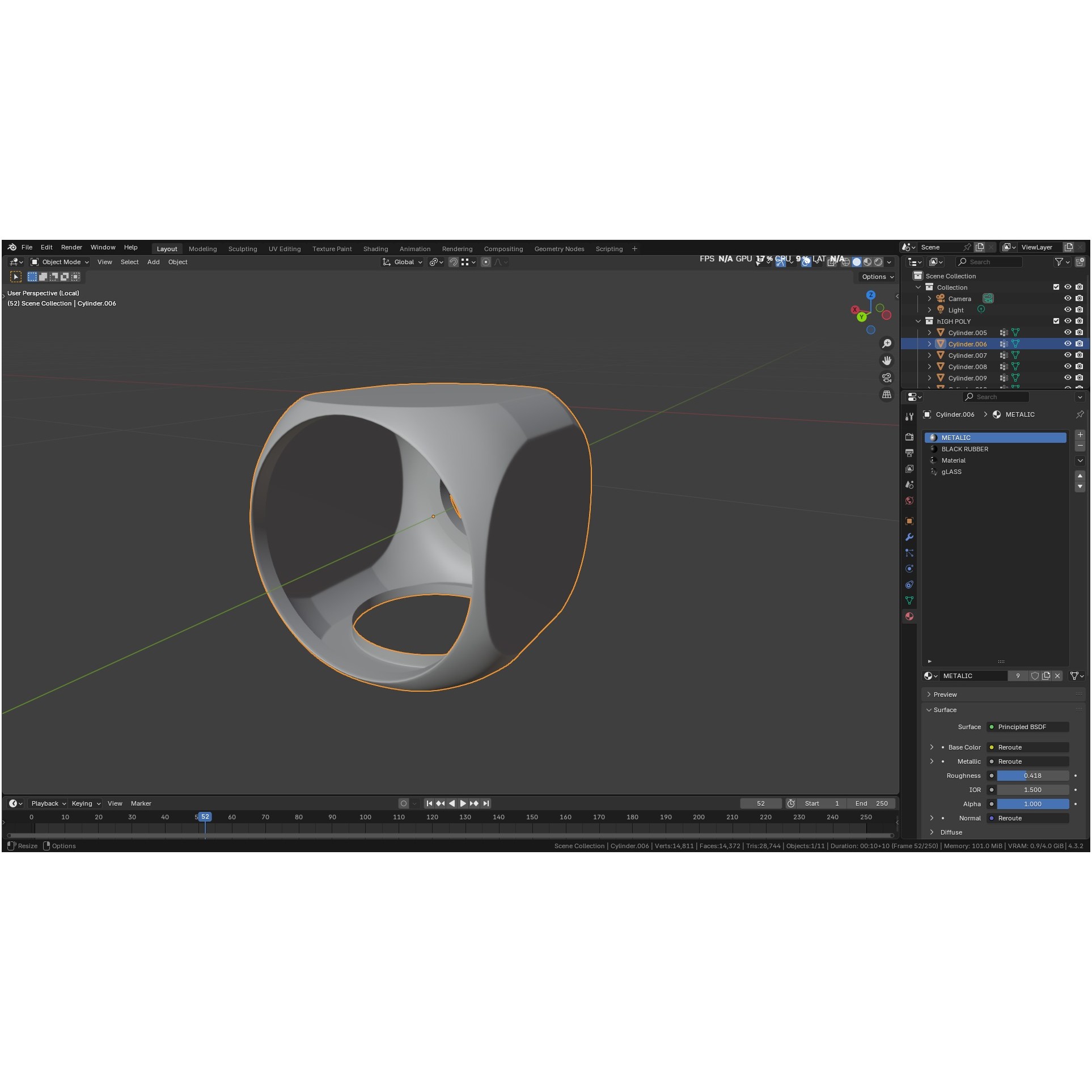 Autoclavable Rigid Arthroscope - Low-Poly 3D Model - View 29