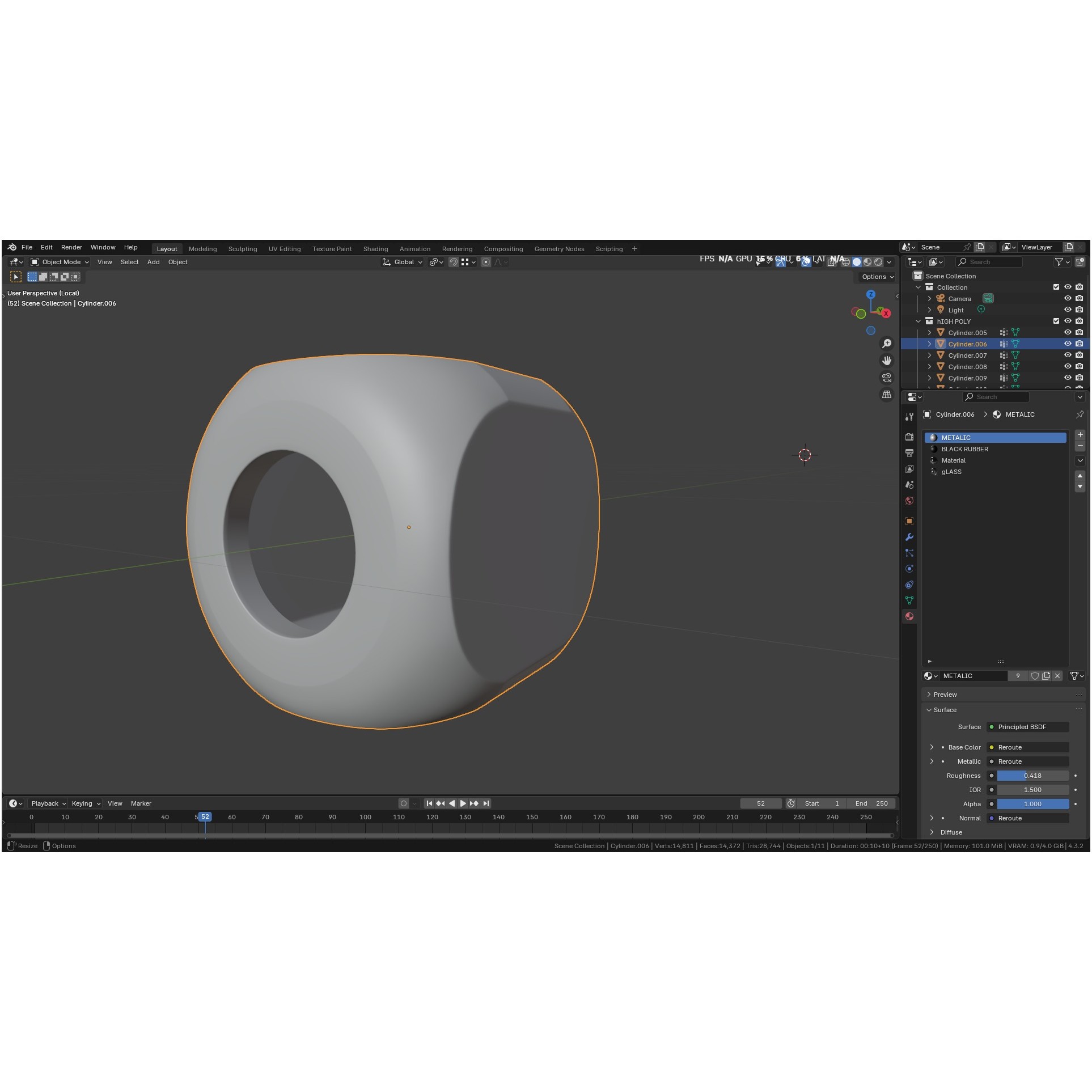 Autoclavable Rigid Arthroscope - Low-Poly 3D Model - View 31