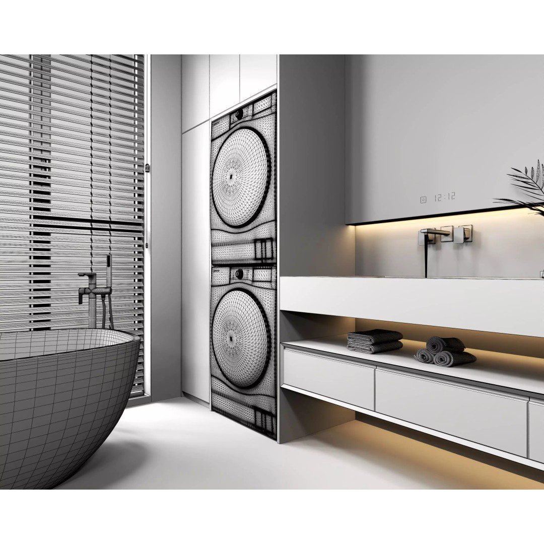 Bathroom 3D Model – Modern Interior Design with Luxury Fixtures - View 15