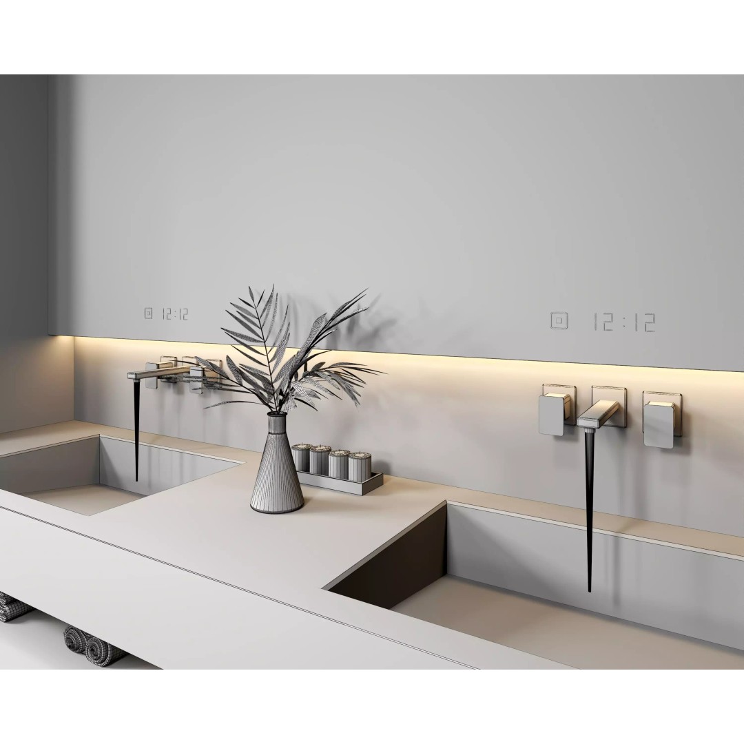 Bathroom 3D Model – Modern Interior Design with Luxury Fixtures - View 17