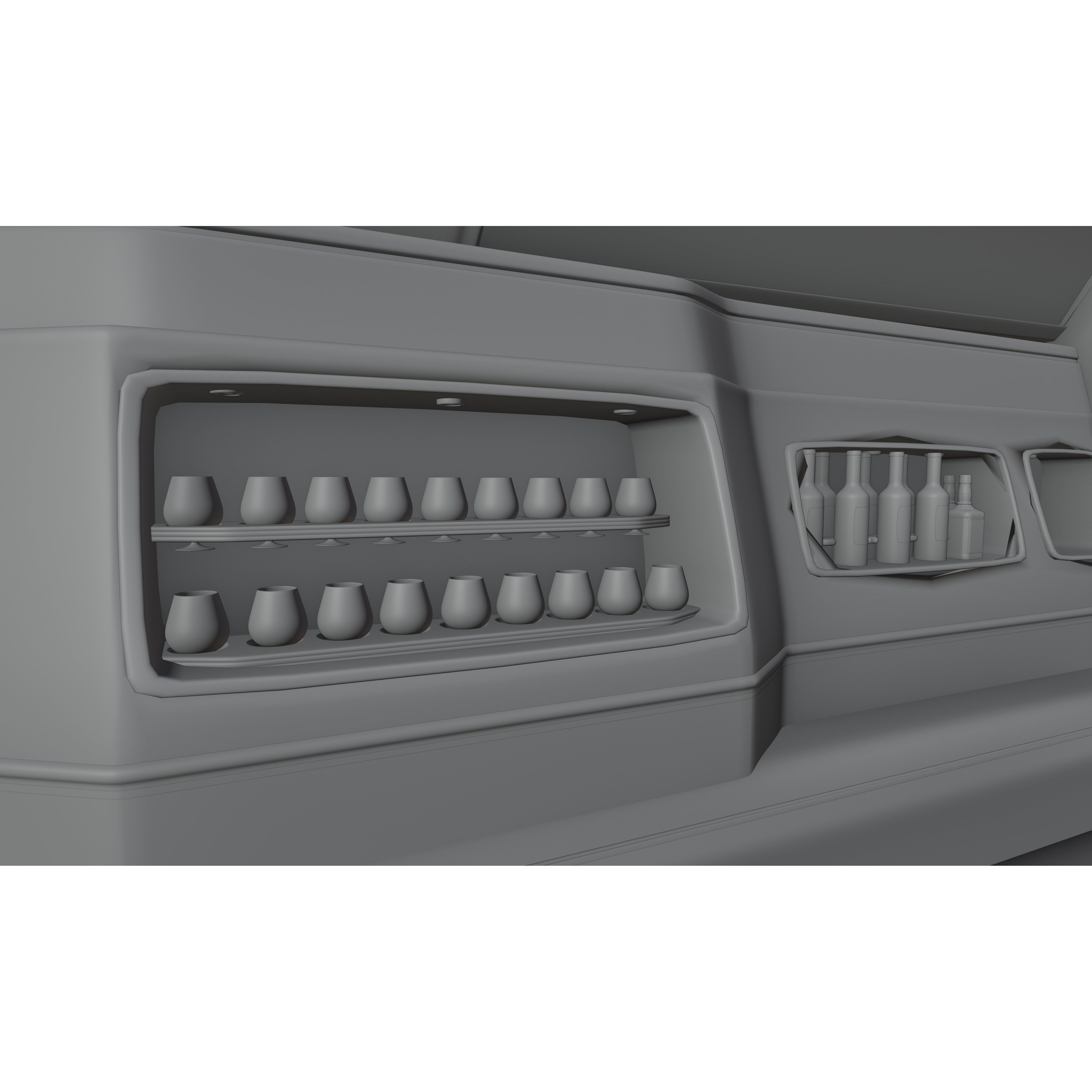 Limousine Luxury Car - Game-Ready 3D Model - View 20