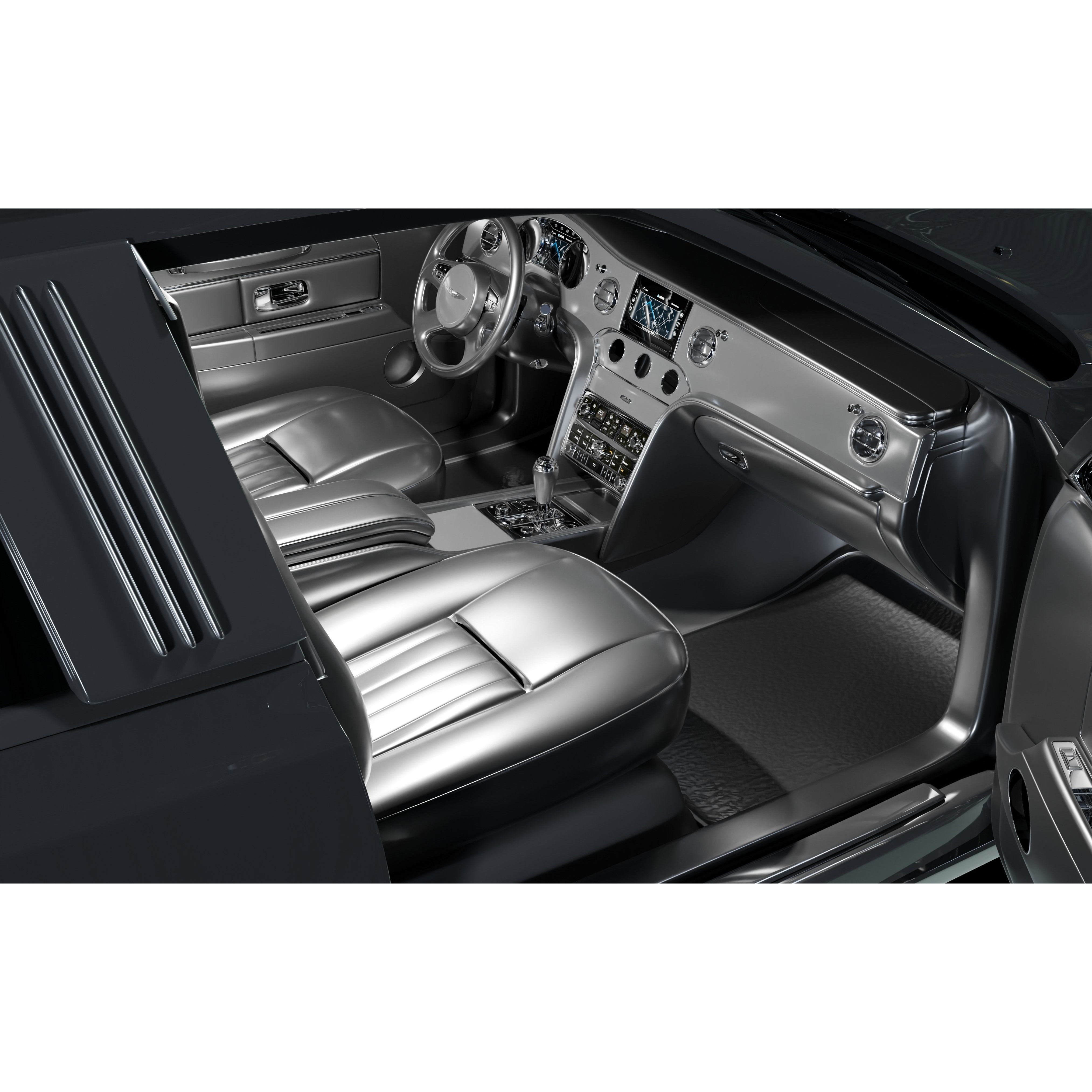 Limousine Luxury Car - Game-Ready 3D Model - View 5