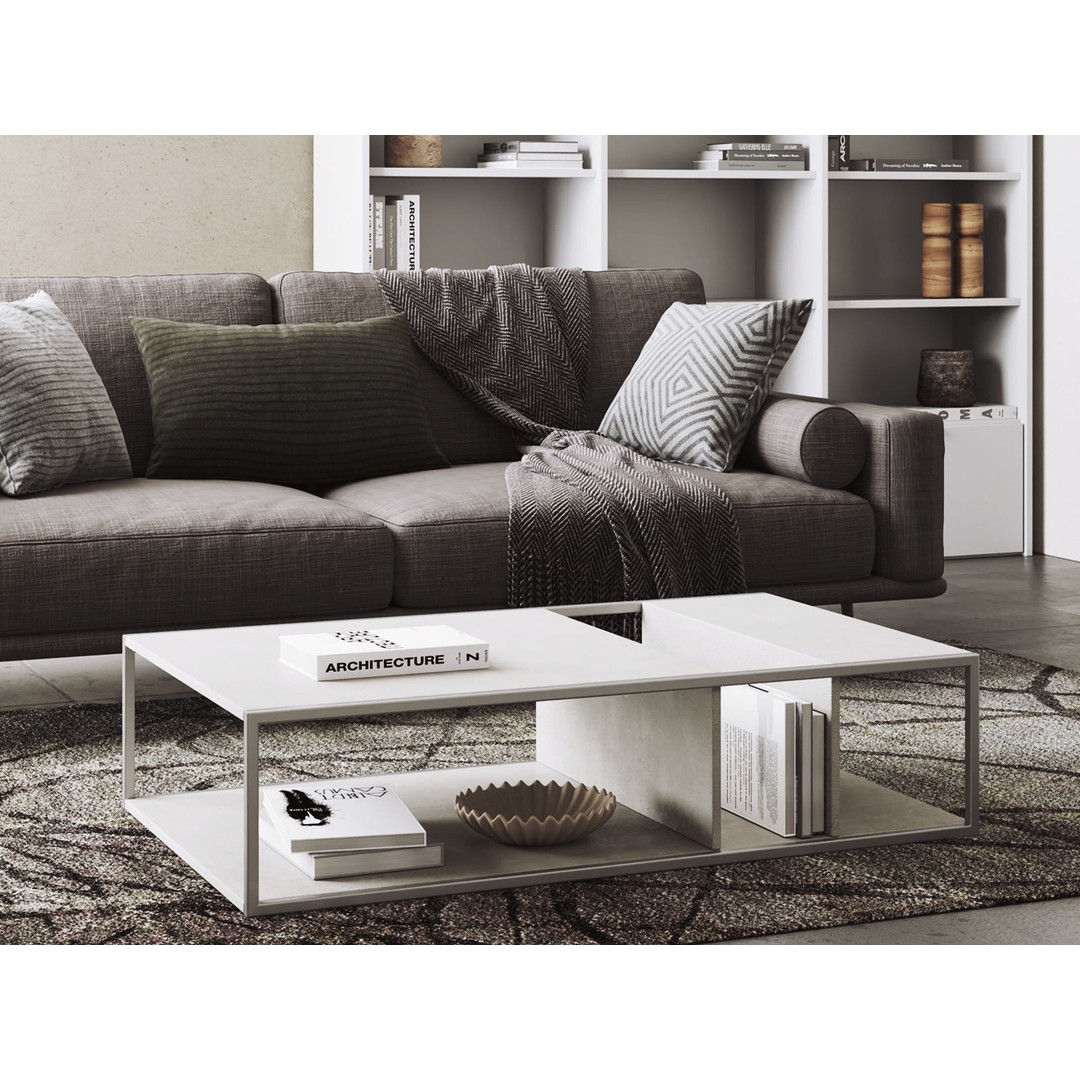 Living Room Units 3D Model – Modern Scandinavian Design, V-Ray Ready - View 4