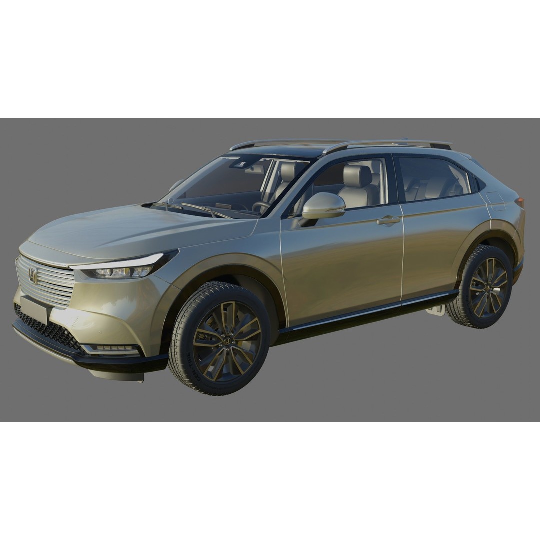 Honda HR-V Vezel XR-V 2022 3D Model – Detailed SUV with Interior - View 21