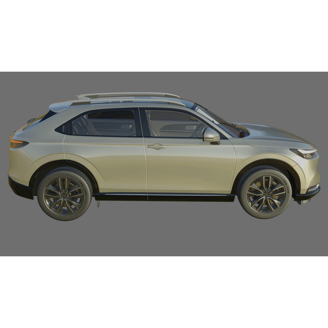 Honda HR-V Vezel XR-V 2022 3D Model – Detailed SUV with Interior - View 23