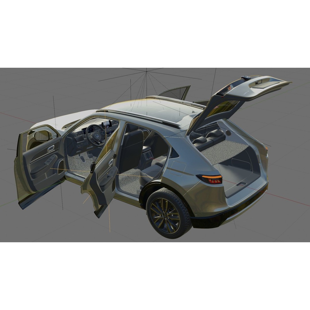 Honda HR-V Vezel XR-V 2022 3D Model – Detailed SUV with Interior - View 24