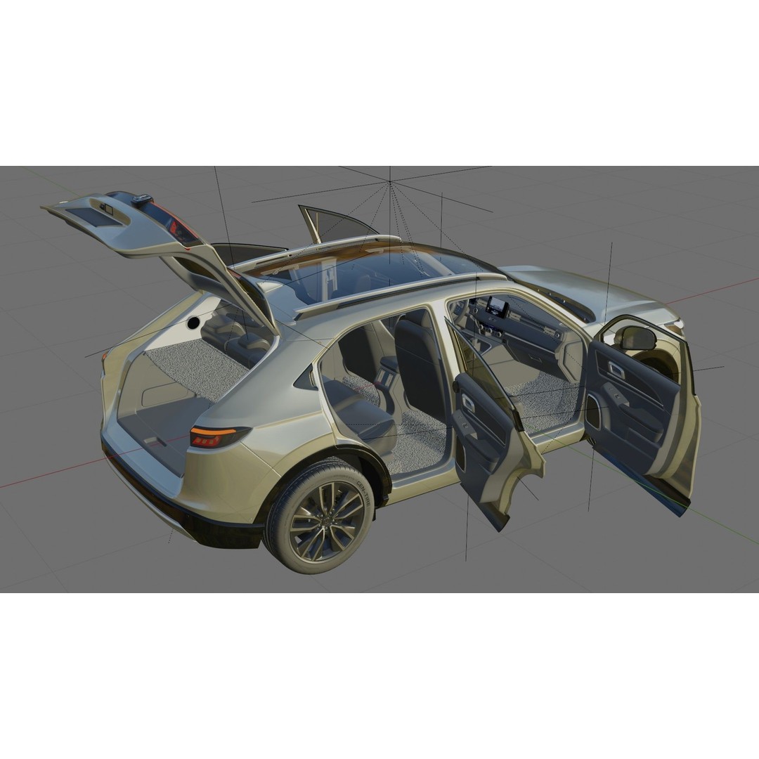 Honda HR-V Vezel XR-V 2022 3D Model – Detailed SUV with Interior - View 25