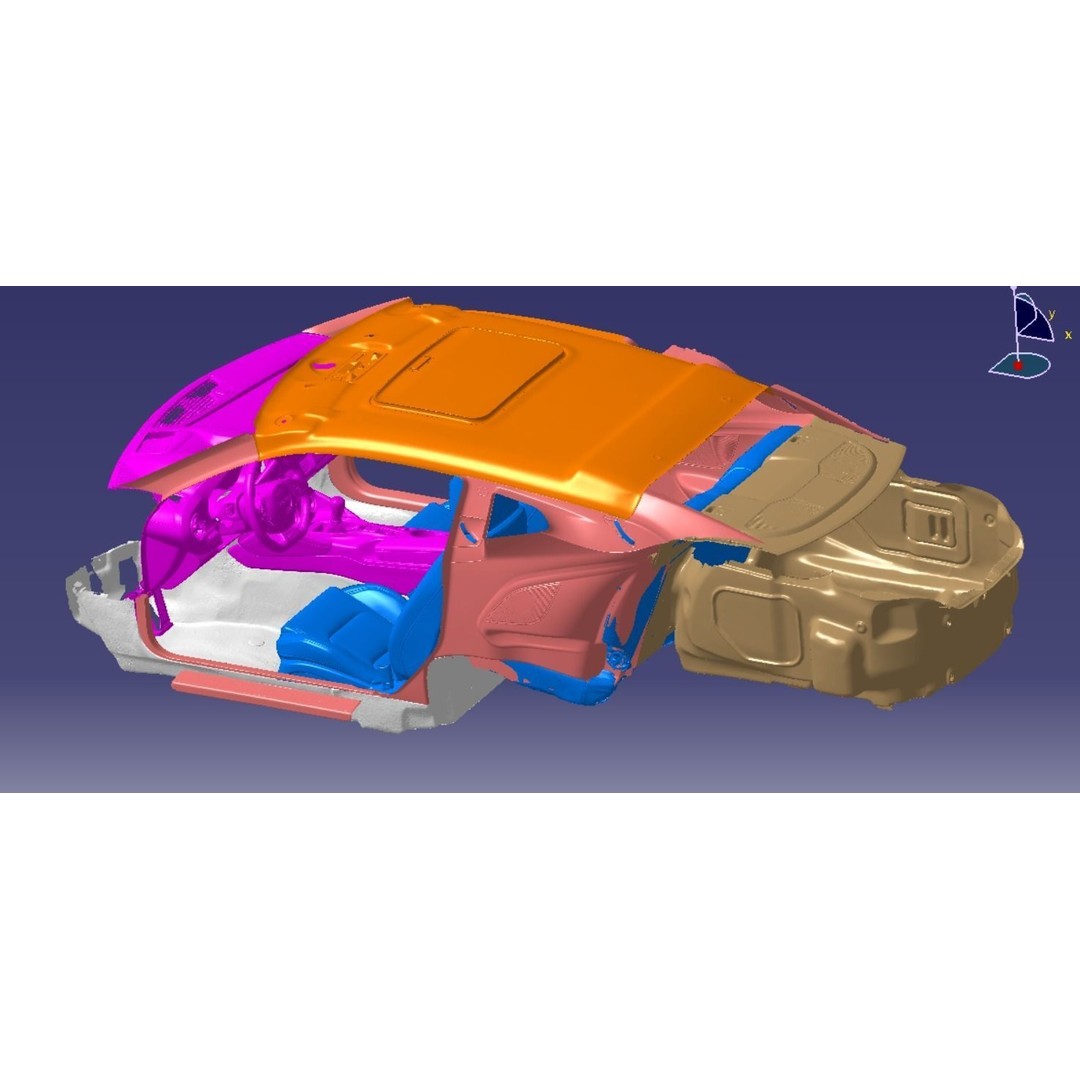 Chevrolet Camaro 2SS Coupe 2016 3D Model – High Detail Vehicle Scan, STL - View 10