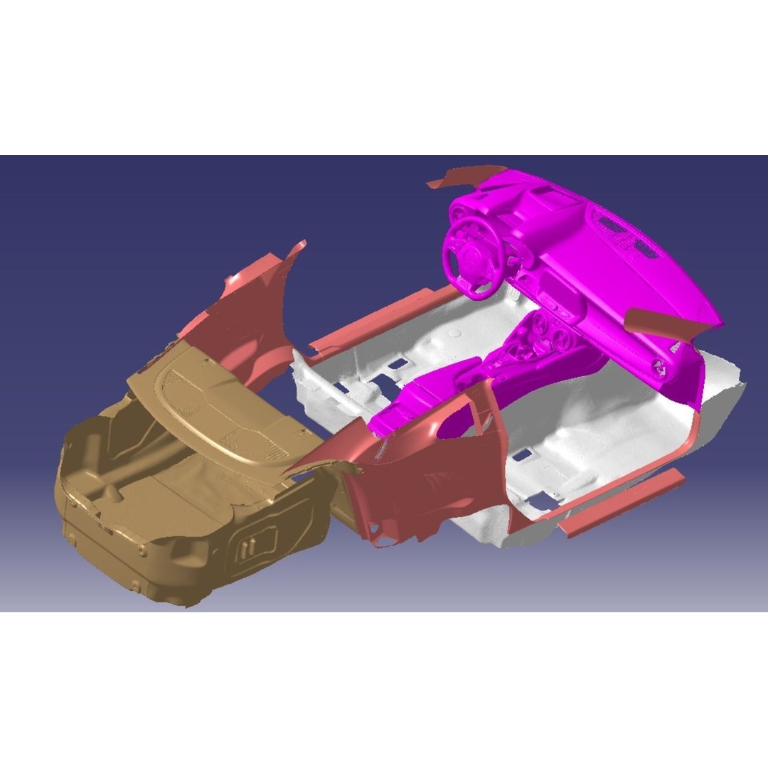 Chevrolet Camaro 2SS Coupe 2016 3D Model – High Detail Vehicle Scan, STL - View 12