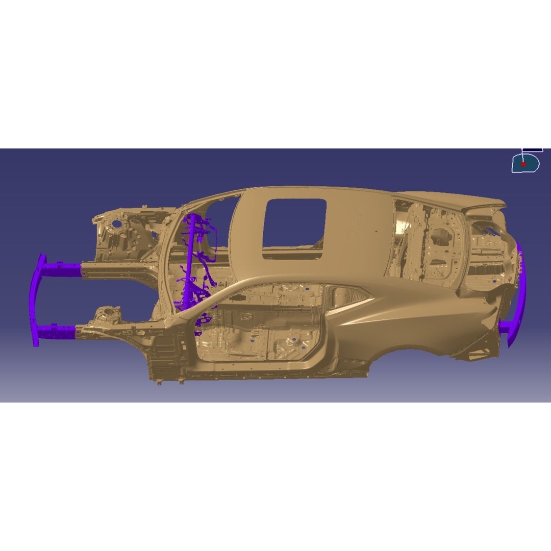 Chevrolet Camaro 2SS Coupe 2016 3D Model – High Detail Vehicle Scan, STL - View 7