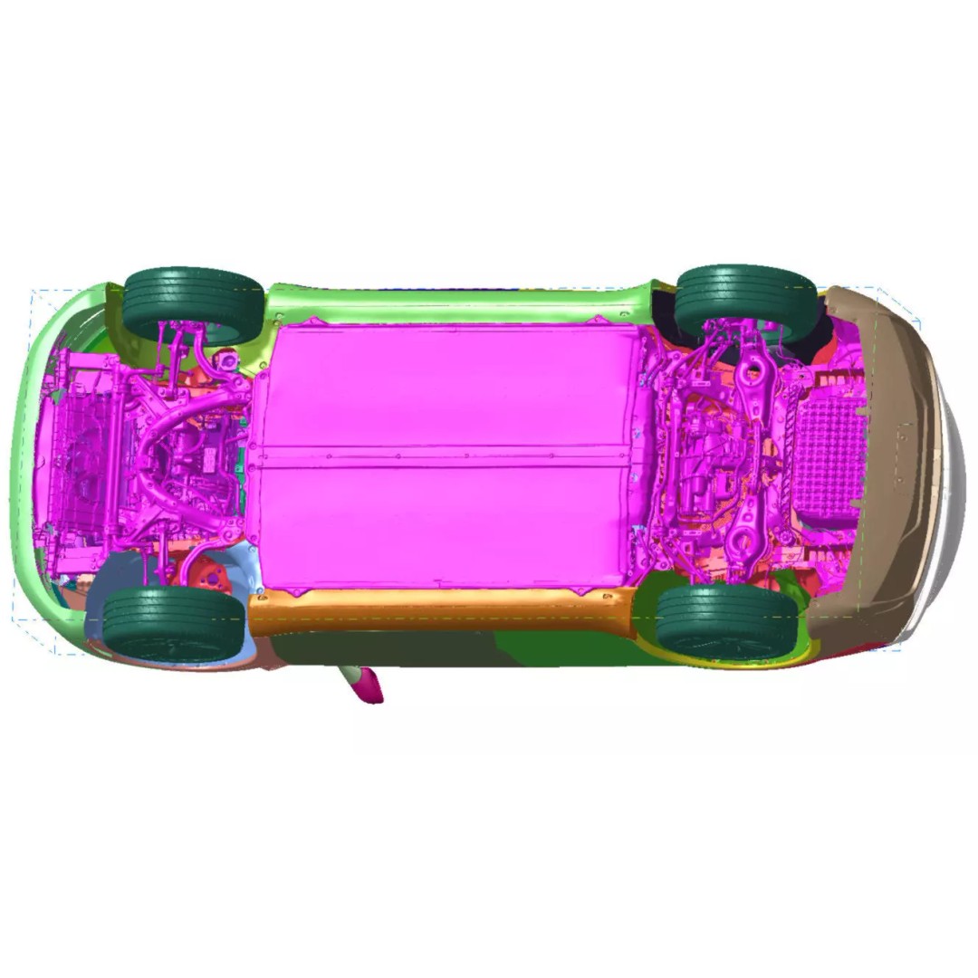Tesla Model Y RWD 2025 3D Model – High Detail Vehicle Scan, STL - View 10
