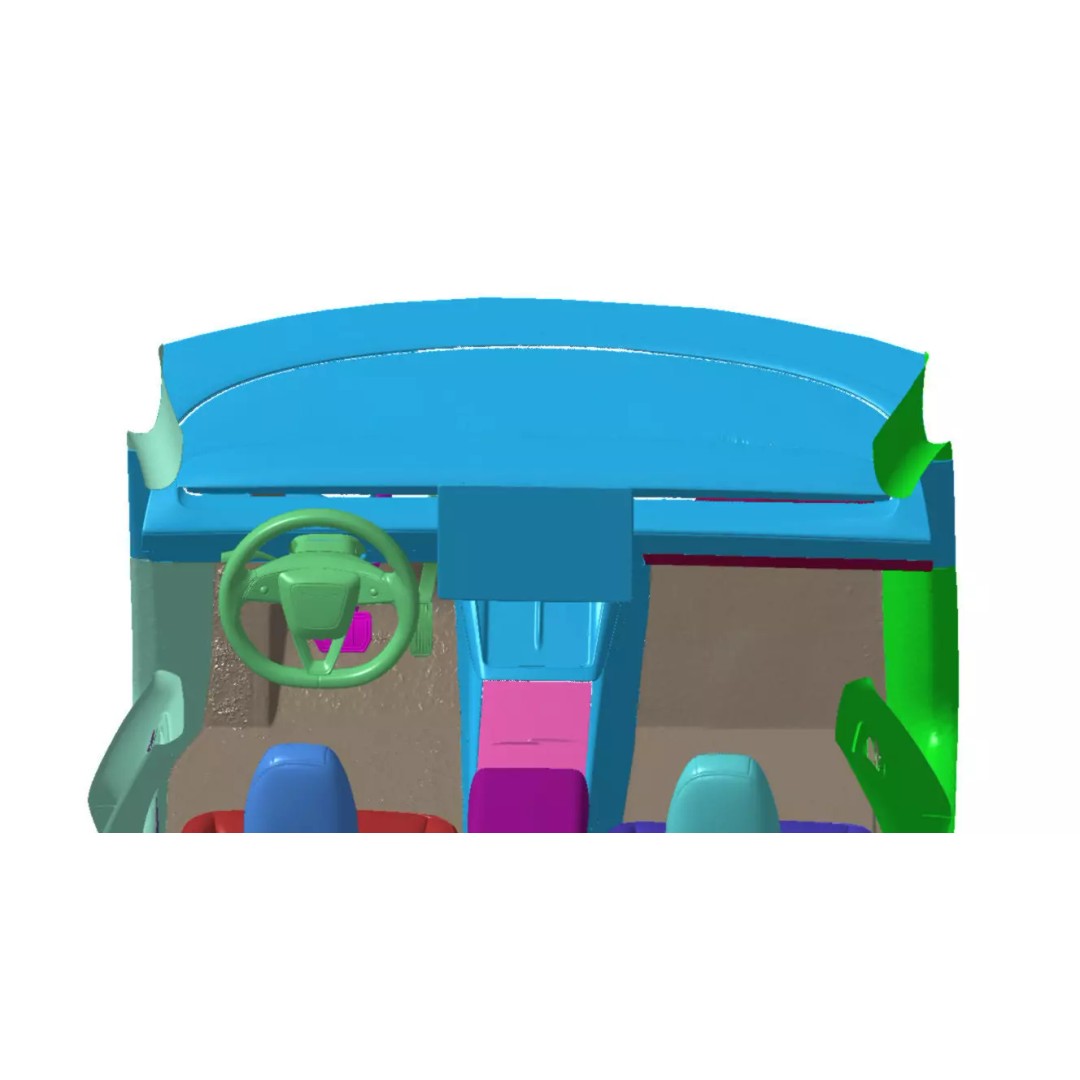 Tesla Model Y RWD 2025 3D Model – High Detail Vehicle Scan, STL - View 14
