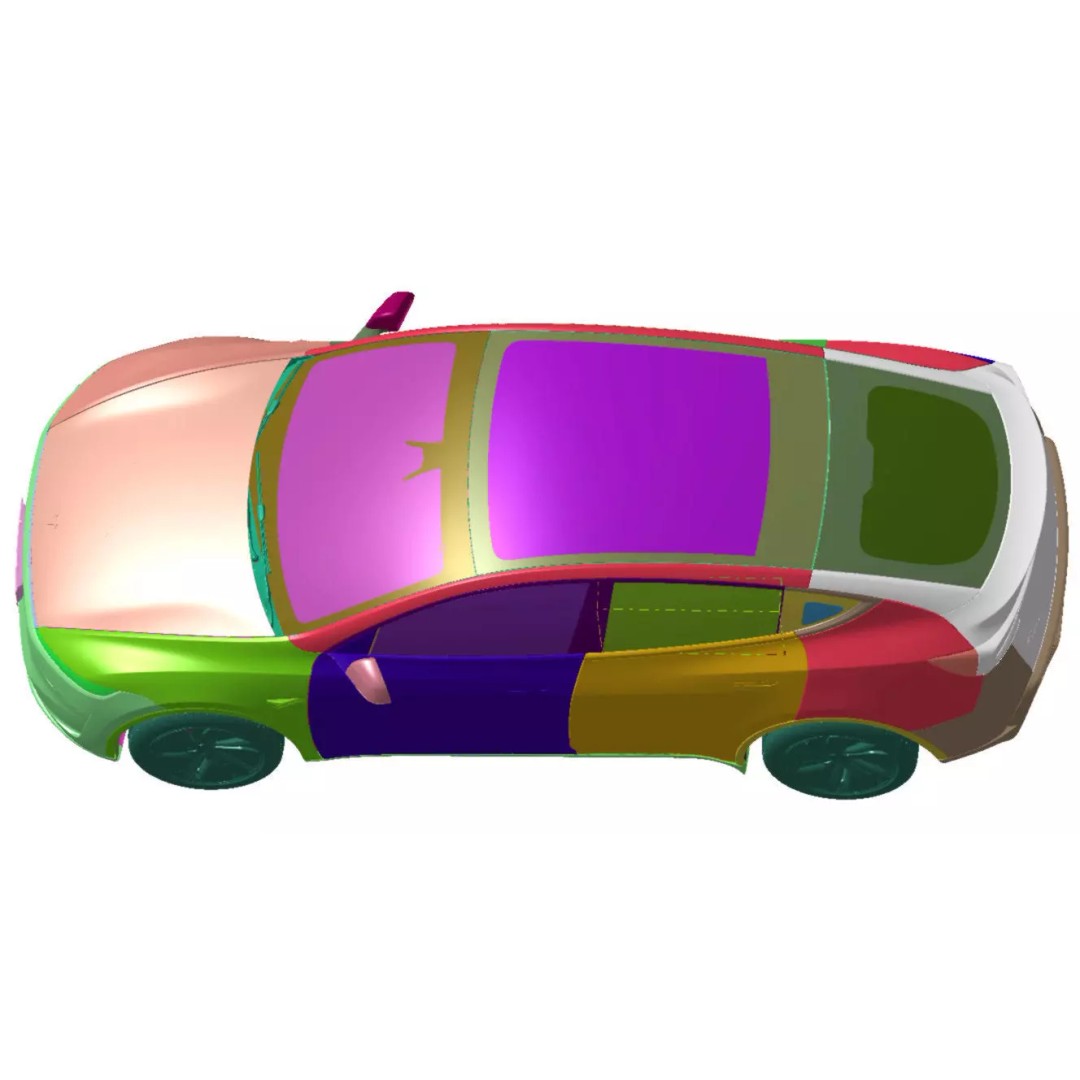Tesla Model Y RWD 2025 3D Model – High Detail Vehicle Scan, STL - View 6