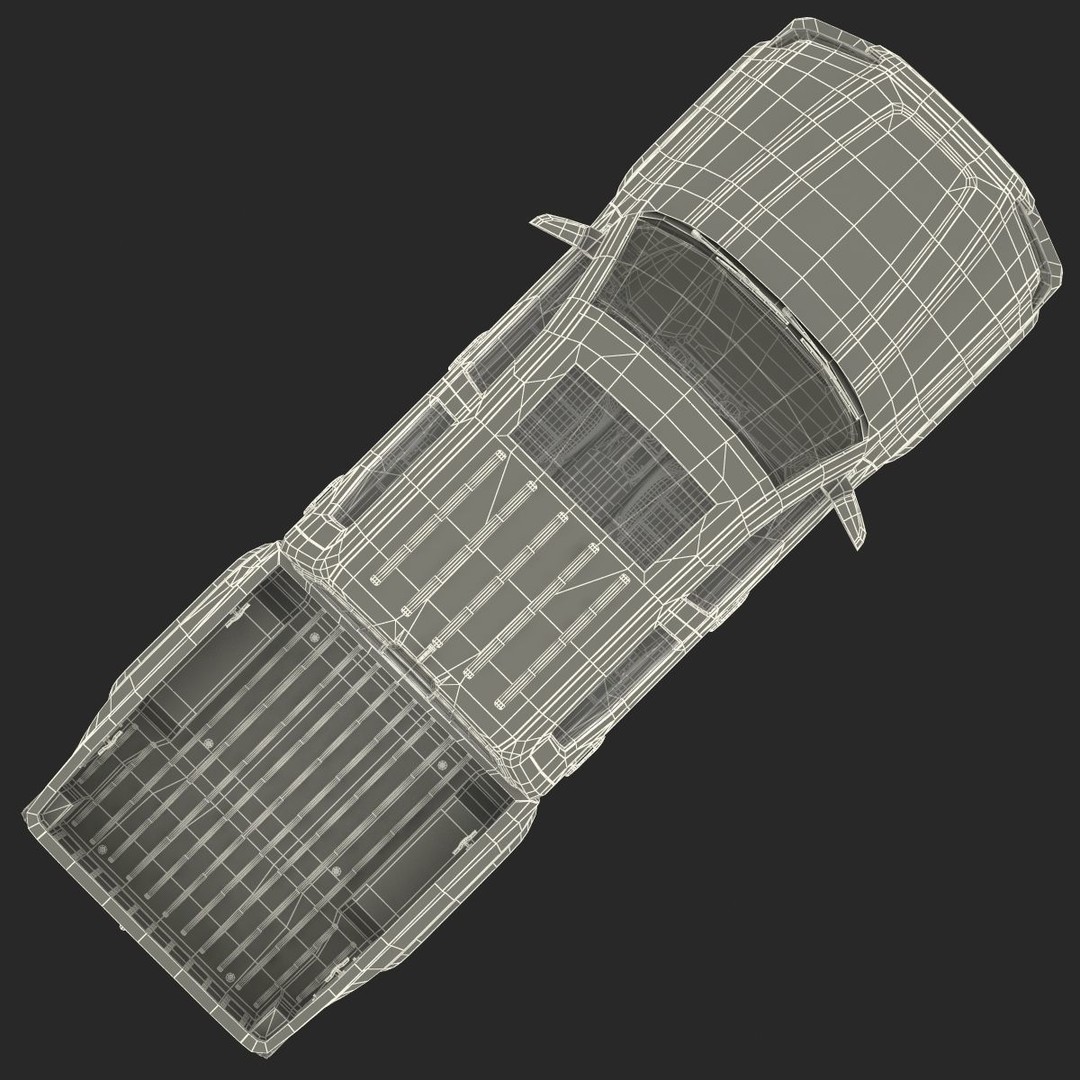Generic Pickup 3D Model – High Quality Polygonal Asset, Game-Ready Formats - View 13