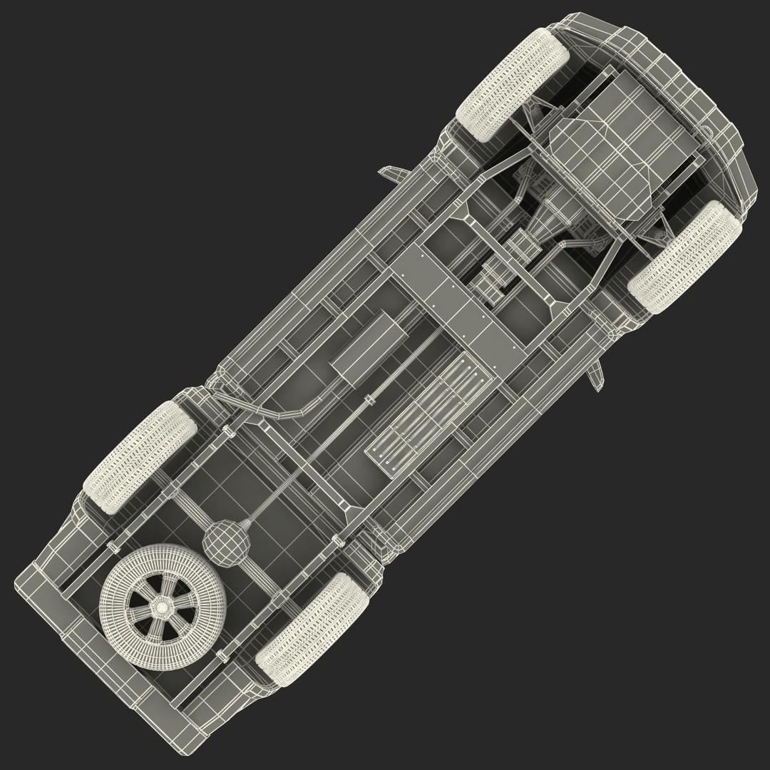 Generic Pickup 3D Model – High Quality Polygonal Asset, Game-Ready Formats - View 15