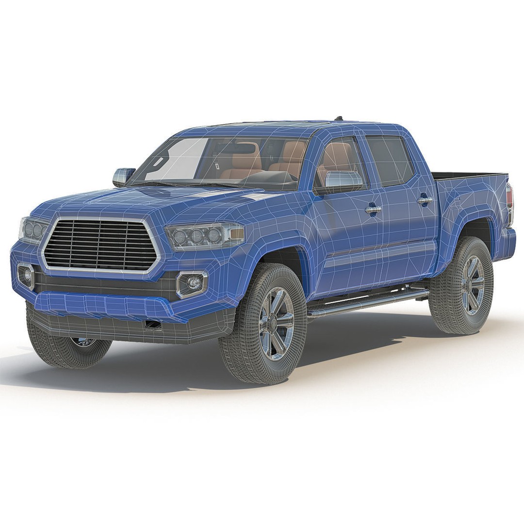 Generic Pickup 3D Model – High Quality Polygonal Asset, Game-Ready Formats - View 16