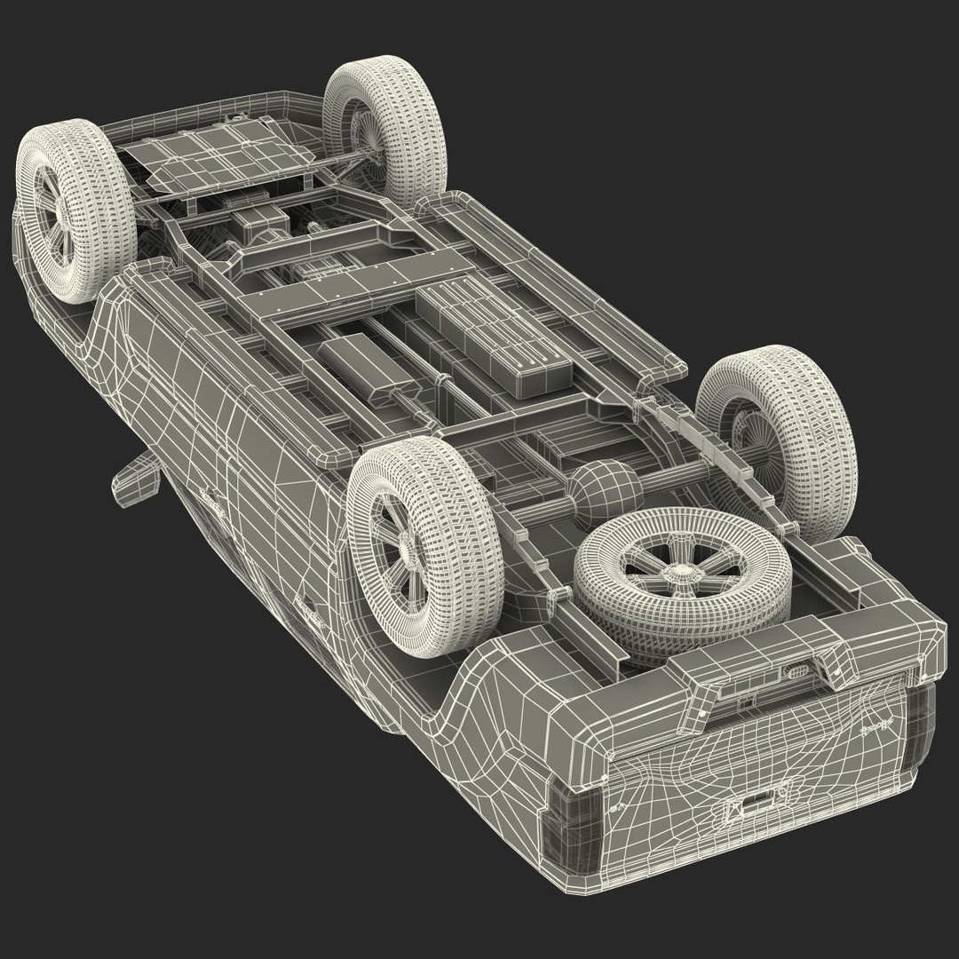 Generic Pickup 3D Model – High Quality Polygonal Asset, Game-Ready Formats - View 23