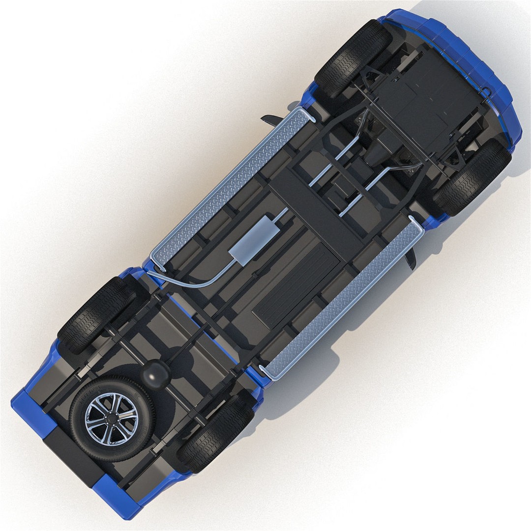 Generic Pickup 3D Model – High Quality Polygonal Asset, Game-Ready Formats - View 30