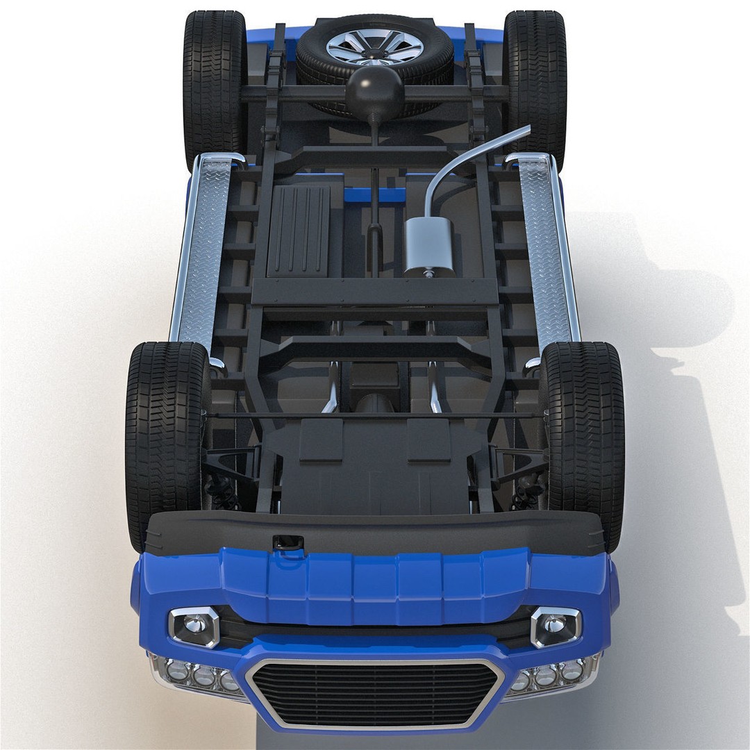 Generic Pickup 3D Model – High Quality Polygonal Asset, Game-Ready Formats - View 34