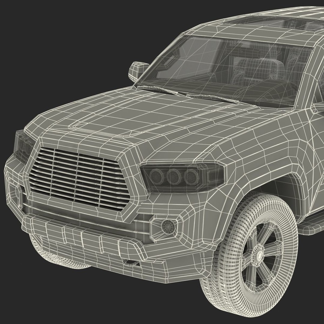 Generic Pickup 3D Model – High Quality Polygonal Asset, Game-Ready Formats - View 37